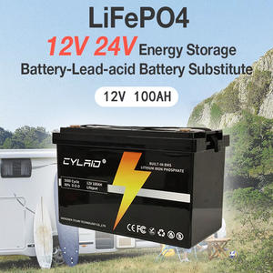 12V 100Ah Rechargeable 12V 24V 48V Batterie au lithium Bateau de pêche AGV RV Voiturette de golf Batterie automatique Lifepo4 12V 100Ah Batterie - Product Image 4