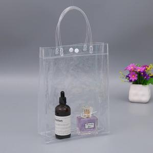 Sıcak satış biyobozunur Özelleştirilmiş Su Geçirmez tote Baskılı Özel şeffaf <span class=keywords><strong>pvc</strong></span> alışveriş baskılı gıda plastik paket - Product Image 2