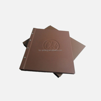 Carpeta de Presentación Personalizada con Cubierta de Tela, Encuadernación con Tornillos y Estampado en Oro Caliente