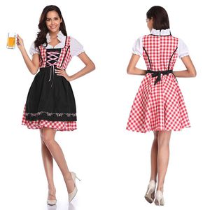 Vestido Dirndl alemán tradicional Oktoberfest vestido Sexy traje Festival de la cerveza disfraz de Cosplay para mujeres adultas - Product Image 6