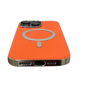 Étui de téléphone magnétique <span class=keywords><strong>en</strong></span> <span class=keywords><strong>cuir</strong></span> à texture nid d'abeille tendance <span class=keywords><strong>pour</strong></span> <span class=keywords><strong>iPhone</strong></span> <span class=keywords><strong>14</strong></span> 15 16 <span class=keywords><strong>Pro</strong></span> Max, <span class=keywords><strong>coque</strong></span> de protection antichoc - Product Image 2