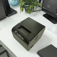 Printer Label & kuitansi dua dalam satu serbaguna Thermal langsung dengan Bluetooth dan USB konektivitas digunakan