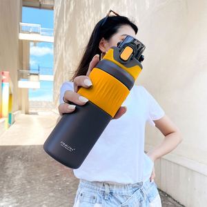 Insulated Water <b>Bottle</b> with 2-in-1 Lid, Travel/Sports <b>Bottle</b>, Slim Water <b>Bottle</b> for Men, Women, Leak Proof - Product Image 6