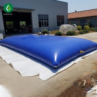 Réservoir souple gonflable en PVC de 00-100 000 litres, type coussin, pour l'irrigation agricole et l'utilisation industrielle