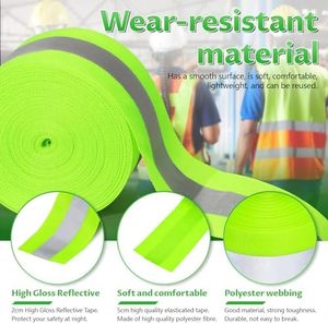 Khả năng hiển thị cao phản quang băng vải phản quang Băng vá dây đai ban nhạc cho an toàn chạy phản chiếu - Product Image 3