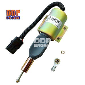 Válvula solenoide de corte de combustible 3926411 3926412 SA-4257-12 RE502473 SA-4257-24 RE502474 para Cummins 6CT 6CT8.3 ISC8.3 QSC8.3 - Product Image 1