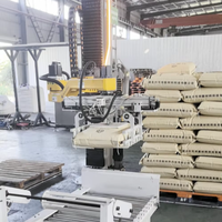 Robot de palettisation industriel de type colonne, machine de palettisation automatique de sacs avec pince de préhension pour ligne d'empilage de sacs tissés