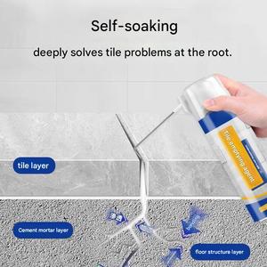 Relleno de Lechada para Azulejos Impermeable con Aplicación Rápida en Aerosol, Fuerte Adhesión para Azulejos de Mármol, Inodoro y Ecológico - Product Image 5