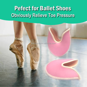 MediFootCare <span class=keywords><strong>Ballet</strong></span> Dance Toe Pads Soft Gel Toe Covers Pointe Shoes Tacones altos Toe Caps para mujeres niñas - Product Image 6