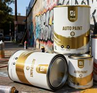 Vernis polyuréthane transparent haute brillance 2K, très vendu, pour la réparation automobile et des meubles, pour l'entretien automobile