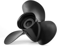 Hélice de bateau améliorée 13 1/4 X17 48-77344A45 compatible avec les moteurs hors-bord Mercury, kits de moyeu à 15 cannelures inclus
