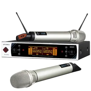 ST-9850 UHF 무선 마이크 휴대용 원격 무선 마이크 가라오케 교회 웨딩