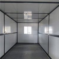 Maison conteneur pliable et extensible en acier léger de 20 pieds, design moderne respirant, pour camps de travailleurs, logements et bureaux de chantier, Hebei