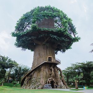 ISO chứng nhận nhà cung cấp tưởng tượng lâu đài cây nhà tùy chỉnh theo chủ đề thiết kế nhân tạo vườn Treehouse cho khu nghỉ mát quy mô lớn dự án - Product Image 6