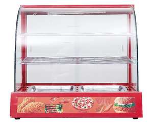 Vitrina Calentadora de Alimentos por Infrarrojos de 0.8KW y 220V para Pollo Frito y Carne Asada en Restaurantes de Comida Rápida y Supermercados - Product Image 2