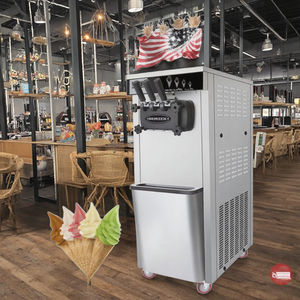ماكينة صنع الآيس كريم التجارية الأكثر مبيعاً MK-618DB بقدرة 220 فولت/50 هرتز وسعة 22 لتر - Product Image 1