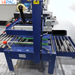 Machine de scellage de boîtes semi-automatique HIPAC 2025 FXJ6050, application chimique, scellage à froid, scelleuse de cartons, emballage de caisses en bois - Product Image 1