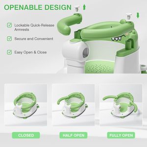 Siège de <span class=keywords><strong>bain</strong></span> pour bébé avec coussin doux et design compact, pour bébés de 6 mois et plus, siège de <span class=keywords><strong>bain</strong></span> antidérapant pour s'asseoir, siège de <span class=keywords><strong>bain</strong></span> pour tout-petit - Product Image 5