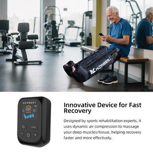 Sistema de masaje de piernas de compresión de aire profesional, masajeador de piernas, dispositivo de botas de recuperación para uso doméstico - Product Image 6