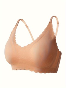 บราผู้หญิงผ้าไหมน้ำแข็งระบายอากาศได้3ชิ้นปกปิดได้เต็มรูปแบบ - Product Image 6