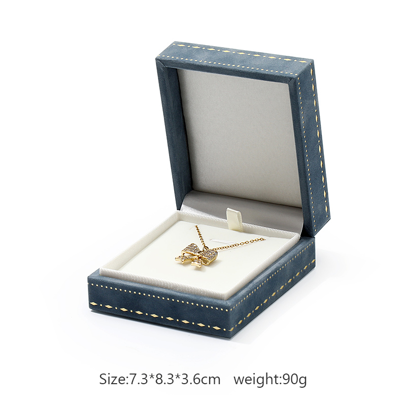 Boîte pendentif bleu