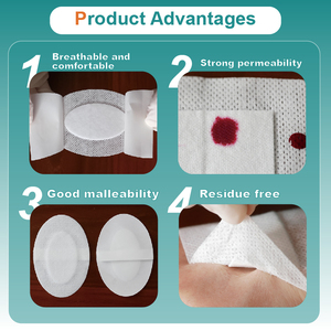 Pansement Non tissé adhésif chirurgical médical stérile de la CE hypoallergénique de bande de pansement avec le tampon absorbant - Product Image 5