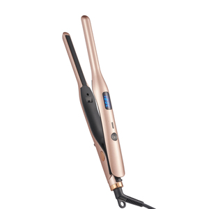 เครื่องหนีบผมตรงแบบแผ่นแคบ 10 มม. รุ่น Pro 2 in 1 ร้อนเร็ว พร้อมหน้าจอ LCD สำหรับ<span class=keywords><strong>ผู้หญิง</strong></span> ใช้ได้ทั้งหนีบตรงและม้วน<span class=keywords><strong>ผม</strong></span> - Product Image 6