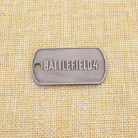 Logo personnalisé vierge Sublimation métal Pet Name Id Qr Code Dog Tag pour la gravure Collier Dog Tags en alliage de zinc