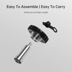 Connecteur de remplissage de bouteille de plongée DIN G5/8 à 8 mm mâle, adaptateur de gonflage de cylindre de plongée haute pression avec cache anti-poussière - Product Image 5