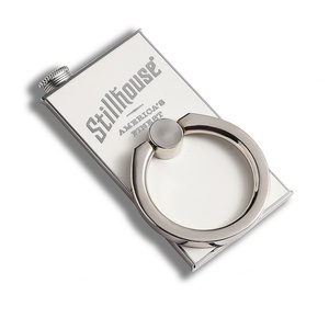 Support de téléphone portable en métal en forme de bouteille d'essence blanche avec logo personnalisé – Cadeau promotionnel - Product Image 3