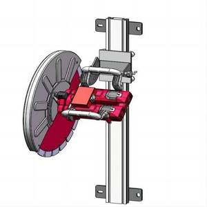 Macchina per il taglio di costruzioni in calcestruzzo 220V 12KW macchina per rompere mattoni in cemento ad alta potenza con pista di 2.4M - Product Image 2