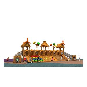 Pas cher Parc D'attractions Manèges Équipement Enfants Aire De Jeux Extérieure En Bois Cadre D'escalade - Product Image 1