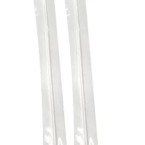 ジッパーバッグ用透明透明PVCナイロンジップロックプラスチックジッパー