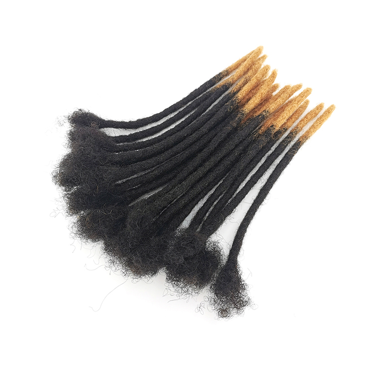 Vast Hair Dreadlocks Extensions 100% Human Loc Hair Soft Dreadlocks Cheveux Humains for Men/women thumbnail 1