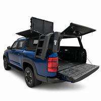 Couverture de protection de la benne de camionnette en acier pour Navara Mitsubishi Isuzu - Installation facile
