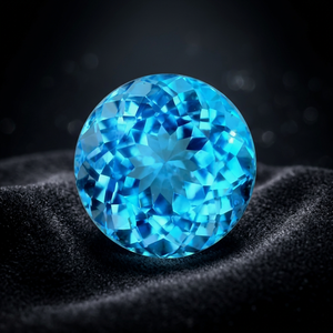 Venta al por mayor 2,75mm corte brillante Natural para Topacio Azul suizo piedra preciosa suelta facetada de alta calidad IGI certificado-por pieza - Product Image 3