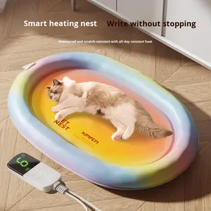 Tapis chauffant et rafraîchissant à température constante pour animaux de compagnie, résistant aux morsures, imperméable, durable, double usage, coussin de couchage pour chien et chat, hiver, petits animaux - Product Image 2