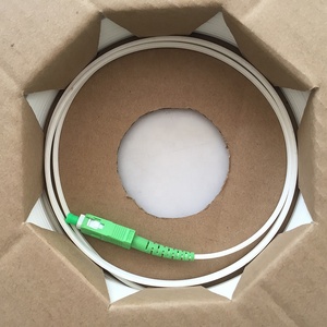 Type de bobine de carton emballant le cordon de raccordement de fibre optique SC APC assemblages de câbles de chute FTTH avec œil de traction - Product Image 2