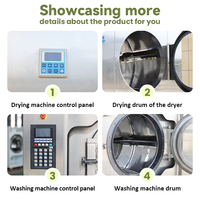 BLCC 50-150kg Washing Machine with Dryer Laundry Equipment Hotel Laundry Machine Washer Extractor Tumble Dryer Complete Set