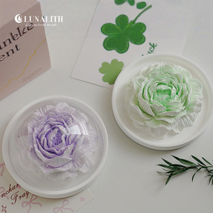 Diffuseur d'aromathérapie en gypse à la fleur <span class=keywords><strong>de</strong></span> pivoine, parfum longue durée, emballage personnalisé avec logo, pour la décoration intérieure et les entreprises - Product Image 2
