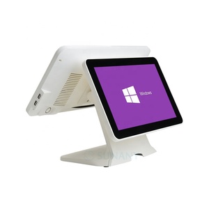 Costo-efectiva Dual pantalla táctil Terminal POS sistema <span class=keywords><strong>de</strong></span> punto <span class=keywords><strong>de</strong></span> venta con pantalla <span class=keywords><strong>de</strong></span> cliente para <span class=keywords><strong>la</strong></span> venta al por menor - Product Image 2
