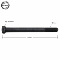 Pengxiang 90 Boulon de siège en acier 27 x 2 x 310 mm à tête hexagonale avec ressort pour châssis de camion benne minier à carrosserie large