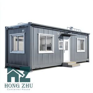 Dyhzce đúc sẵn an ninh gian hàng bảo vệ trạm <span class=keywords><strong>kiosk</strong></span> màu xám container được thực hiện Trung Quốc-một thép bền bánh sandwich Panel an ninh nhà - Product Image 1