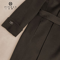 Nouveauté Manteau en cachemire pour femmes Manteau trench en laine pour femmes oversize à simple boutonnage Manteaux d'hiver pour femmes mélangées