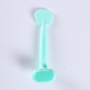 Pinceau applicateur de masque facial en silicone double tête tendance avec grattoir à boue, outil de nettoyage du visage à ouverture facile, sac inclus - Product Image 2