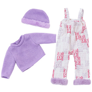 New <b>18</b> <b>inch</b> pretty girl <b>doll</b> <b>clothes</b> for winter, new plush small fragrant style <b>doll</b> <b>clothes</b> accessories wholesale - Product Image 3