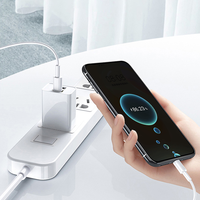 Chargeur de téléphone portable universel rapide de haute qualité 10W 5V2A QC3.0 avec deux ports USB, certifié FCC/CE/RoHS, prise US/EU