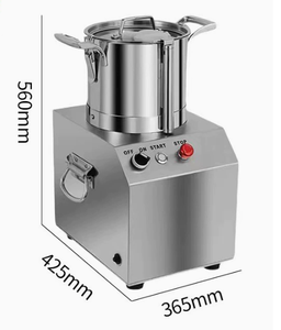 Machine à hacher les aliments professionnelle en acier inoxydable, <span class=keywords><strong>broyeur</strong></span> électrique avec différentes capacités au choix, pour écraser les légumes - Product Image 5