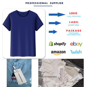 Camiseta de poliéster para hombre y mujer, cuello redondo alto, cuerpo completo, estampado, diseño de logotipo personalizado, campaña, venta al por mayor, barata - Product Image 4