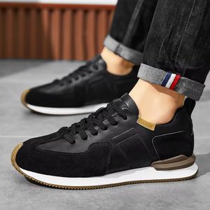 Men's Casual Walking Style <b>shoes</b> Non Slip Wear Resistant Breathable Lightweight Leather Suede Patchwork Fashion Versatile - Product Image 6